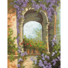 Набір для вишивання хрестиком Чарівна мить Квіткова арка (457)