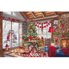Набір для вишивання хрестиком Luca-S Різдвяний будиночок (L8105)