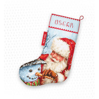 Набір для вишивання хрестиком LETISTITCH Різдвяна шкарпетка (LETI 921)