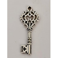 Підвіска (шармик) Only Ключик срібний, 3*1 см(К-92)