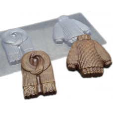 Форма для мила пластикова VD-line Светер та шарф (633266)