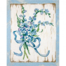 Набір для вишивання хрестиком LETISTITCH Блакитна квітка (LETI 974)