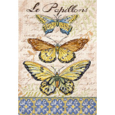 Набор для вышивания крестом LETISTITCH Винтажные крылья le-Papillions (LETI 975)