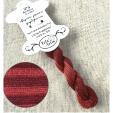 Муліне ручного забарвлення Tela Artis 979 Багряне золото