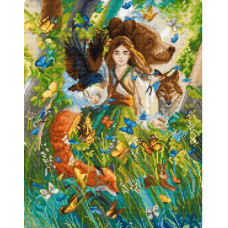 Набір для вишивання хрестиком Luca-S Волшебная дружба (L9972)