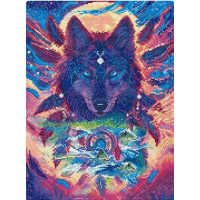 Набір для вишивання хрестиком Luca-S Вовча магія (L9976)
