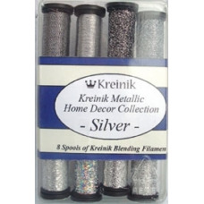 Набор металлизированных нитей Kreinik Silver (B4011)