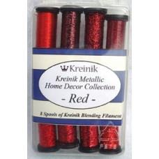 Набор металлизированных нитей Kreinik Red (B4013)