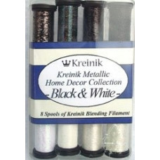 Набір металізованих ниток Kreinik Black/White (B4015)