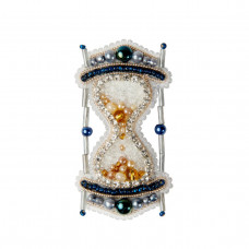 Набір для виготовлення брошки Crystal Art Пісочний годинник (БП-306)