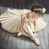 Набір для вишивання хрестиком LETISTITCH Маленька балерина (LETI L8037)