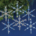 Набор для создания украшений Solid Oak Голубые снежинки (NCHBOK 004)