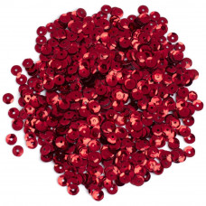 Пайетки Cousin Sequins Cupped Red 5мм (SQU40000 866)