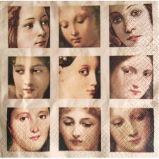 Серветка для декупажу Idea Home Range Жіночі обличчя (1569)
