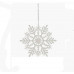 Декор Сніжинка, біла Darice 12 шт. (DAR1619.61)