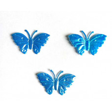 Аплікація пришивна Метелик Only, синій металік (ЕМ-00007)