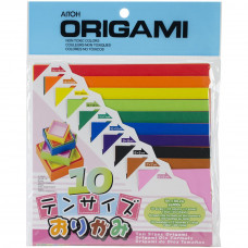 Цветная бумага для оригами Aitoh Разный размер, 100 листов (TS200)