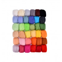 Вовна для валяння Only, 36 кольорів (423402)