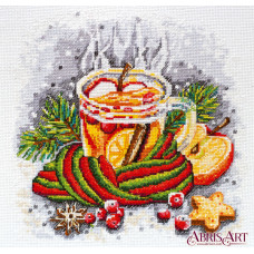 Набір для вишивання хрестиком Абрис Арт Зимовий чай (AH-047)