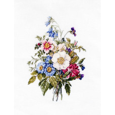 Набір для вишивання хрестиком Luca-S Букет літніх квітів (BU4004)