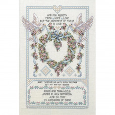 Набір для вишивання Janlynn Весільні голубки (80-0438)