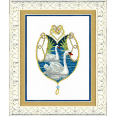 Набір для вишивання хрестиком Чарівна мить Лебеді (М-254)