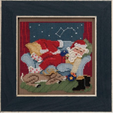 Набор для вышивания Mill Hill Спокойной ночи, Санта (MH142133)
